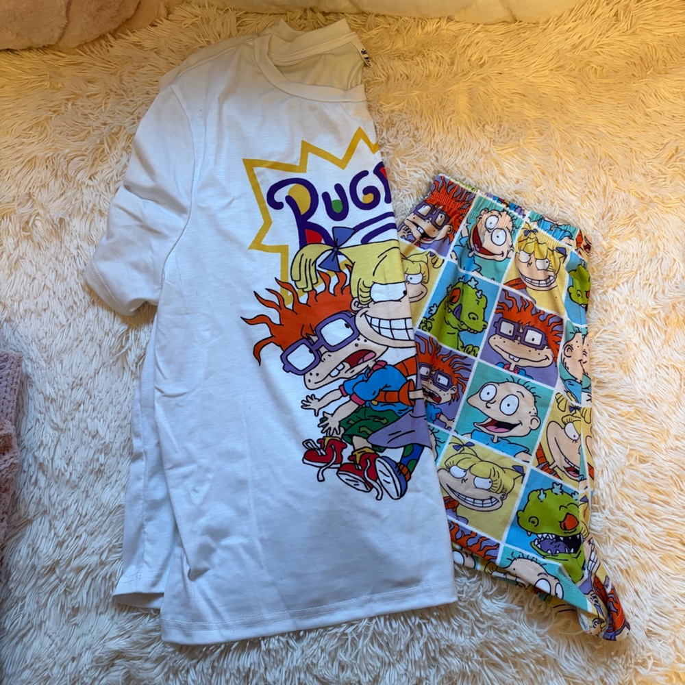 SHEIN X Nickelodeon Rugrats Pajama Se